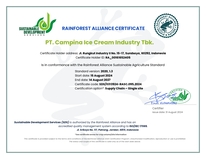 Rainforest Alliance Certificate (RFA)